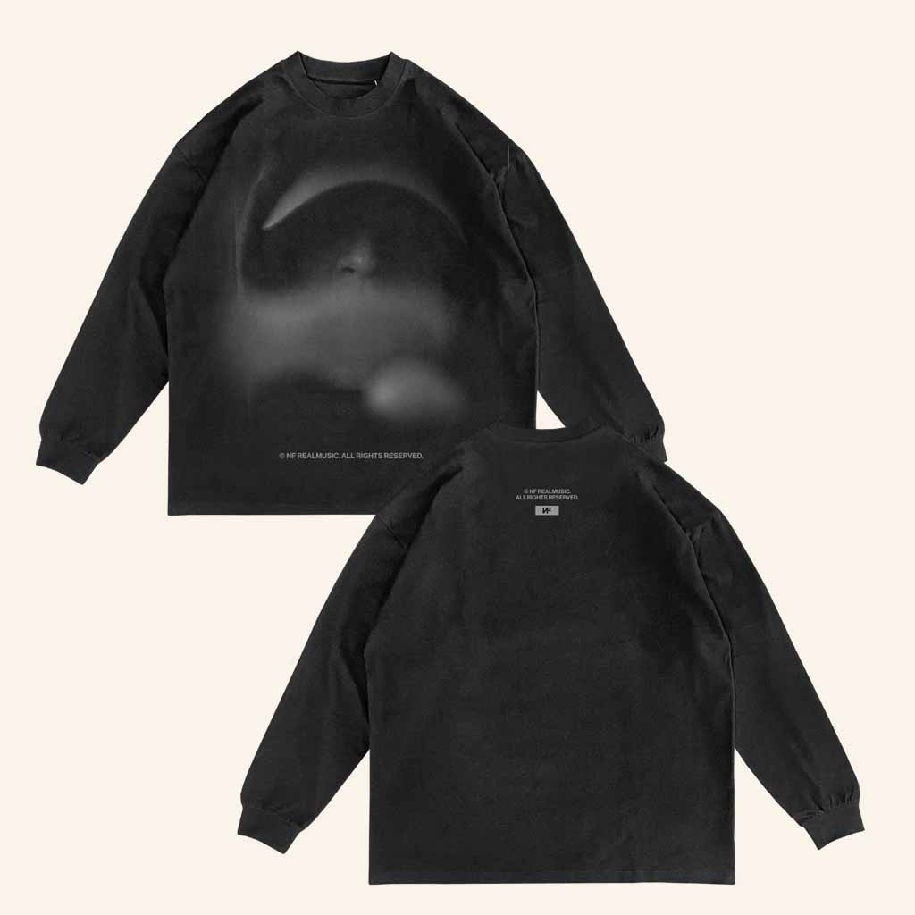 NF Merch Blur Photo Long Sleeve Shirt Music Related Gifts For Guys