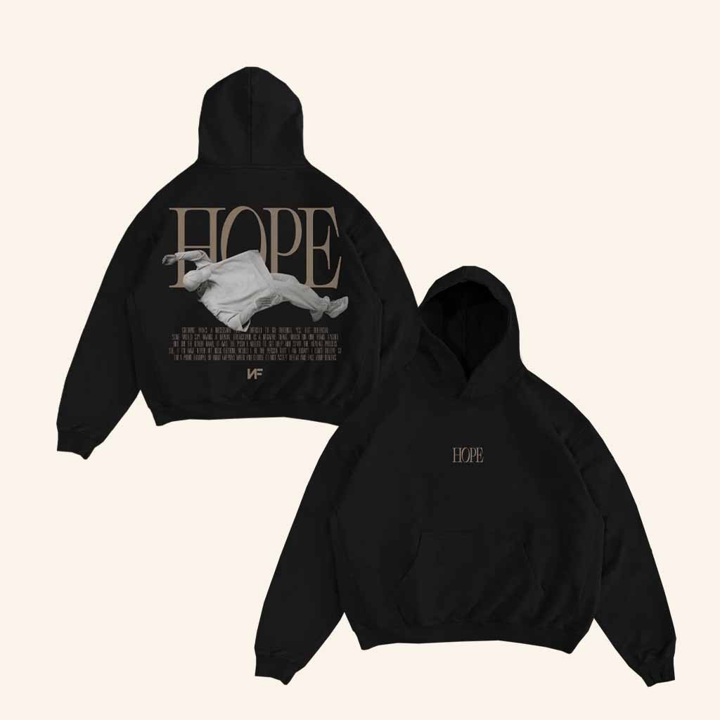 NF Merch Hope Black Hoodie Christmas Present Ideas For Boyfriend NF Merch Hope Black Hoodie Christmas Present Ideas For Boyfriend