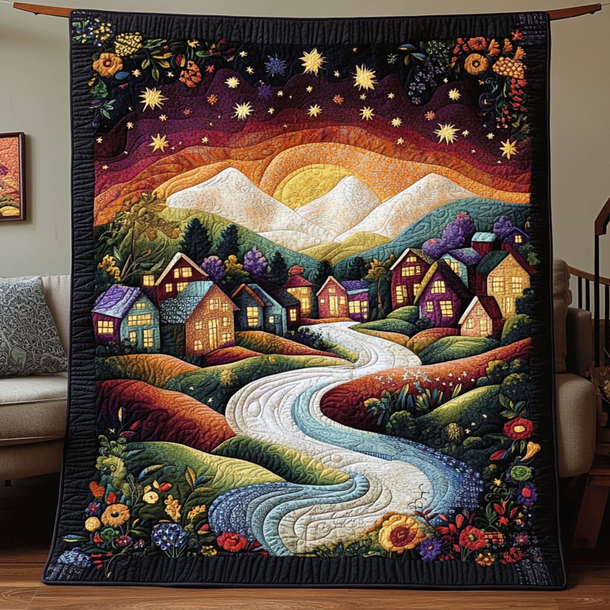 Nightfall Serenity Quilted Blanket Sofa Throw Blanket Presents For 16 Year Olds Nightfall Serenity Quilted Blanket Sofa Throw Blanket Presents For 16 Year Olds