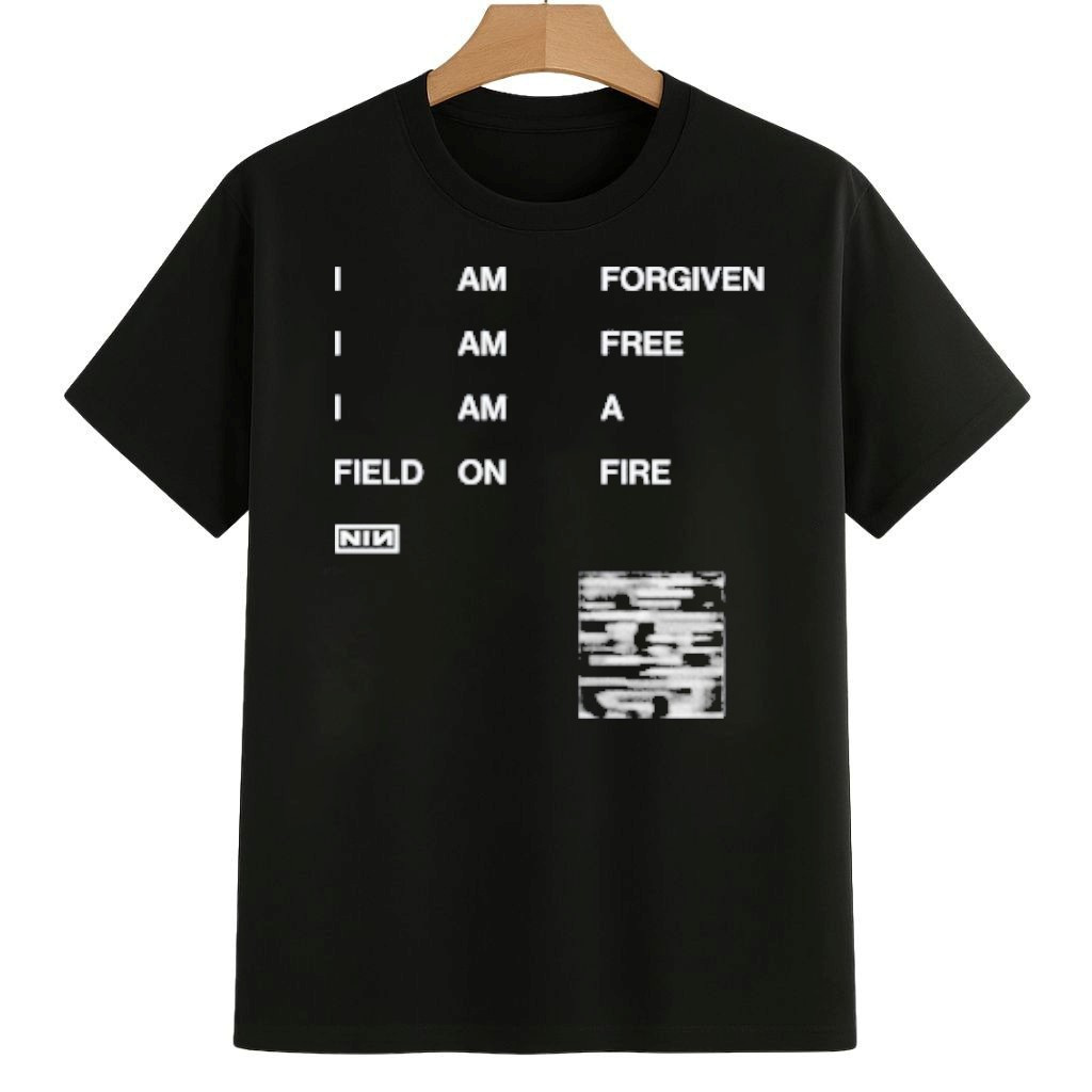 NIN I Am Forgiven I Am Free I Am A Field On Fire Shirt Portland Frog Resist Merch NIN I Am Forgiven I Am Free I Am A Field On Fire Shirt Portland Frog Resist Merch