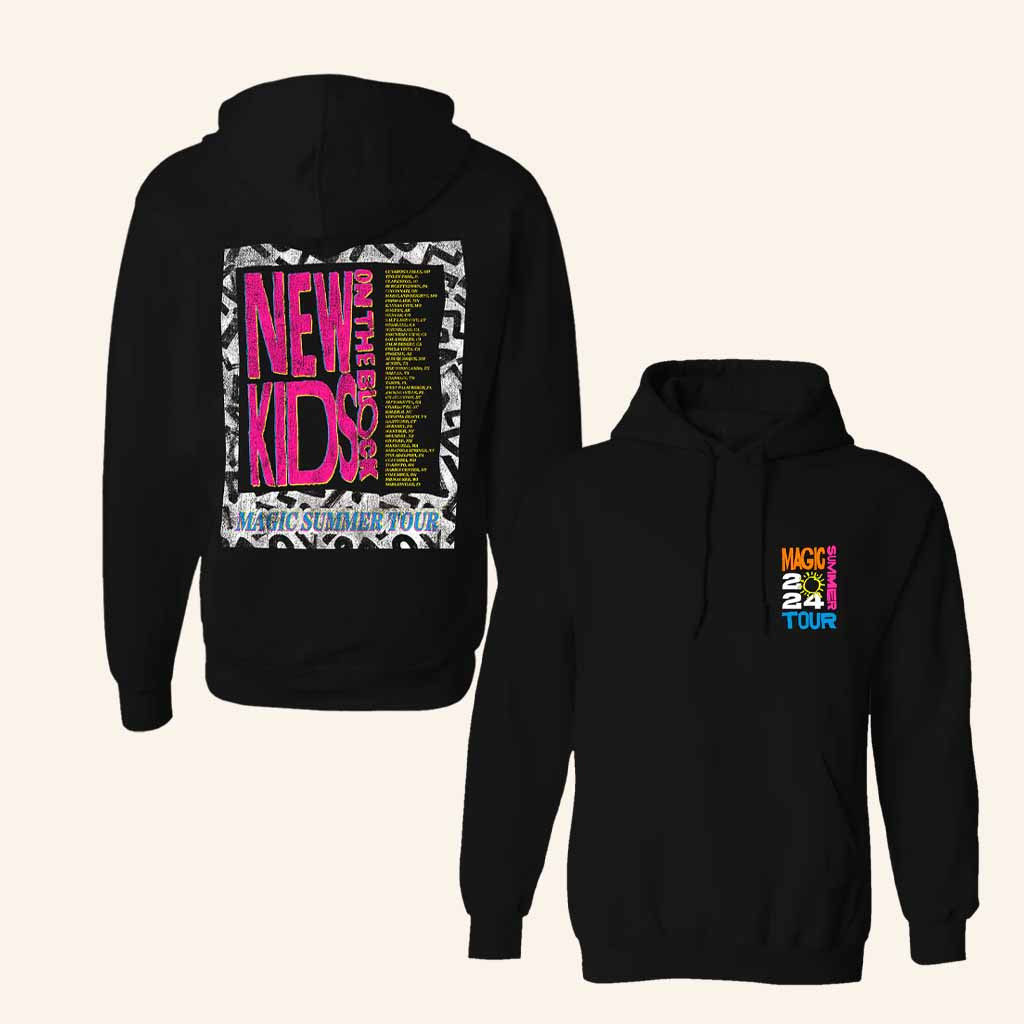 NKOTB Merch Magic Summer 2024 Tour Hoodie Best Gifts For Music Lovers NKOTB Merch Magic Summer 2024 Tour Hoodie Best Gifts For Music Lovers