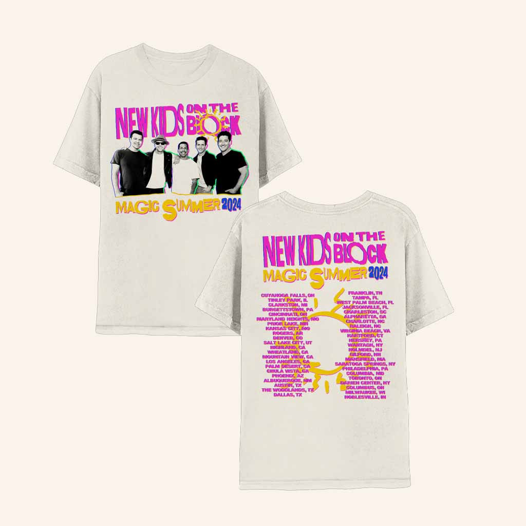NKOTB Merch Magic Summer 2024 Tour T-Shirt Cool Gifts For Music Lovers NKOTB Merch Magic Summer 2024 Tour T-Shirt Cool Gifts For Music Lovers