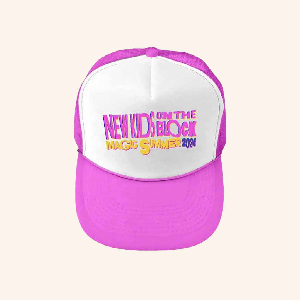 NKOTB Merch Magic Summer 2024 Trucker Hat Presents For Music Lovers NKOTB Merch Magic Summer 2024 Trucker Hat Presents For Music Lovers