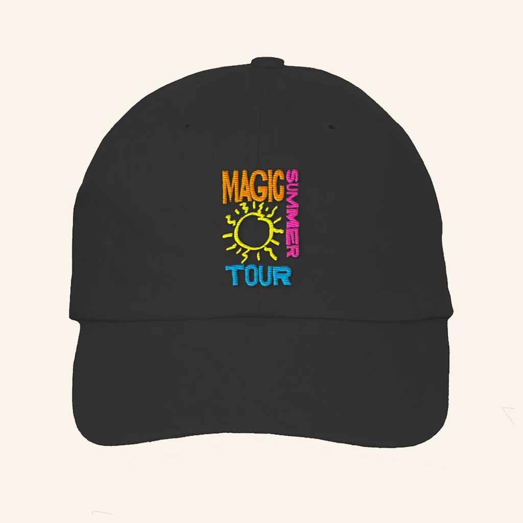 NKOTB Merch Magic Summer Tour Embroidered Hat Best Gifts For Music Lovers NKOTB Merch Magic Summer Tour Embroidered Hat Best Gifts For Music Lovers