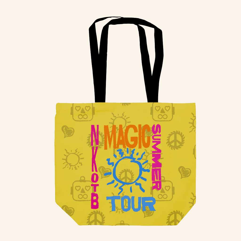 NKOTB Merch Magic Summer Tour Tote Bag Birthday Gifts For Music Lovers NKOTB Merch Magic Summer Tour Tote Bag Birthday Gifts For Music Lovers