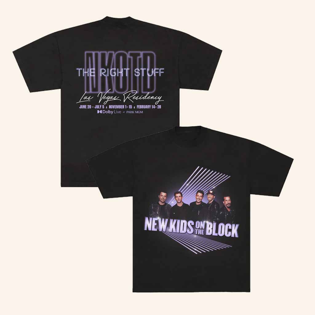 NKOTB Merch The Right Stuff Las Vegas Residency T-Shirt Music Lover Gifts For Him NKOTB Merch The Right Stuff Las Vegas Residency T-Shirt Music Lover Gifts For Him