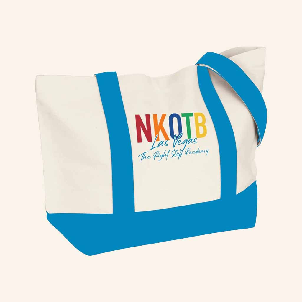 NKOTB Merch The Right Stuff Residency Tote Bag Gifts For Music Lovers