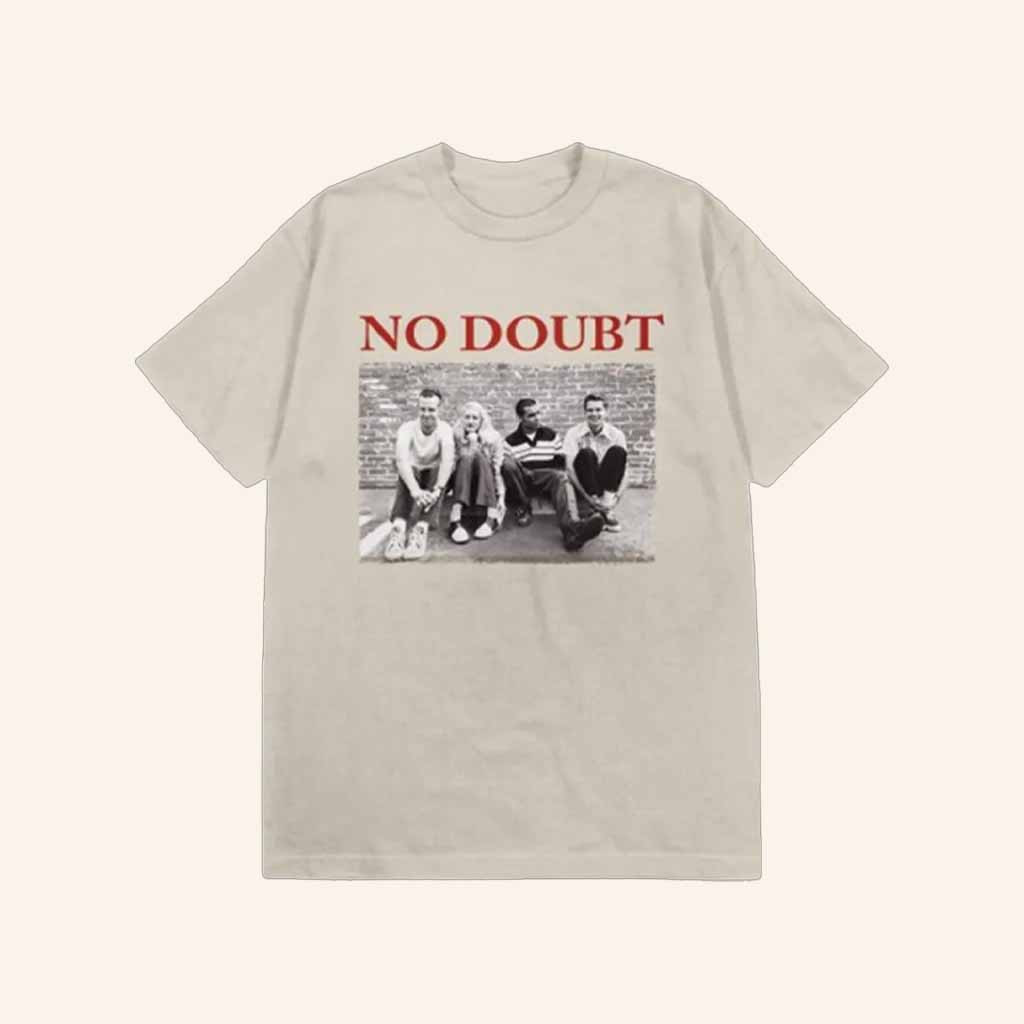 No Doubt Merch No Doubt Group Photo T-Shirt Gifts For Music Enthusiasts