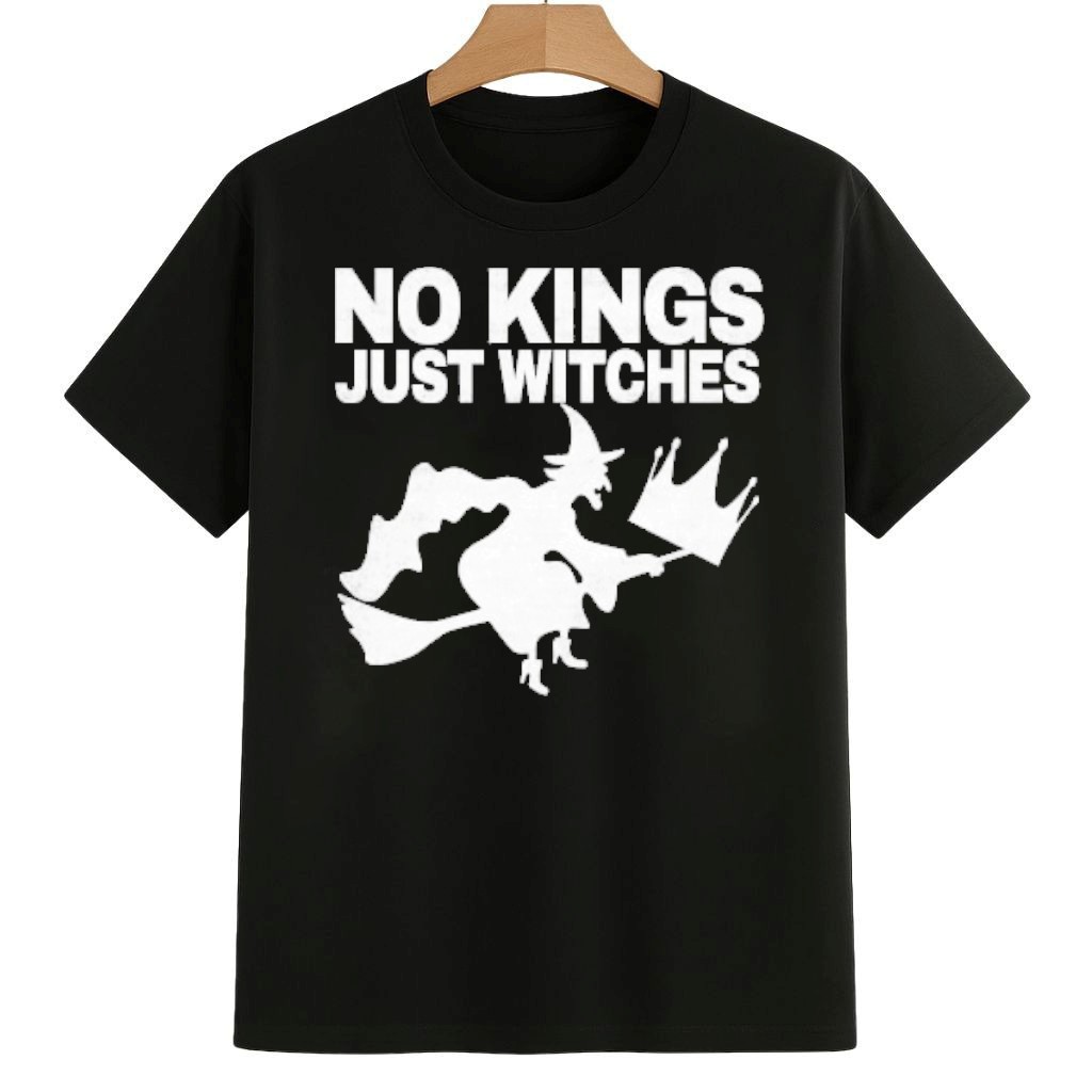 No Kings Just Witches Shirt Anti ICE Frog Merch