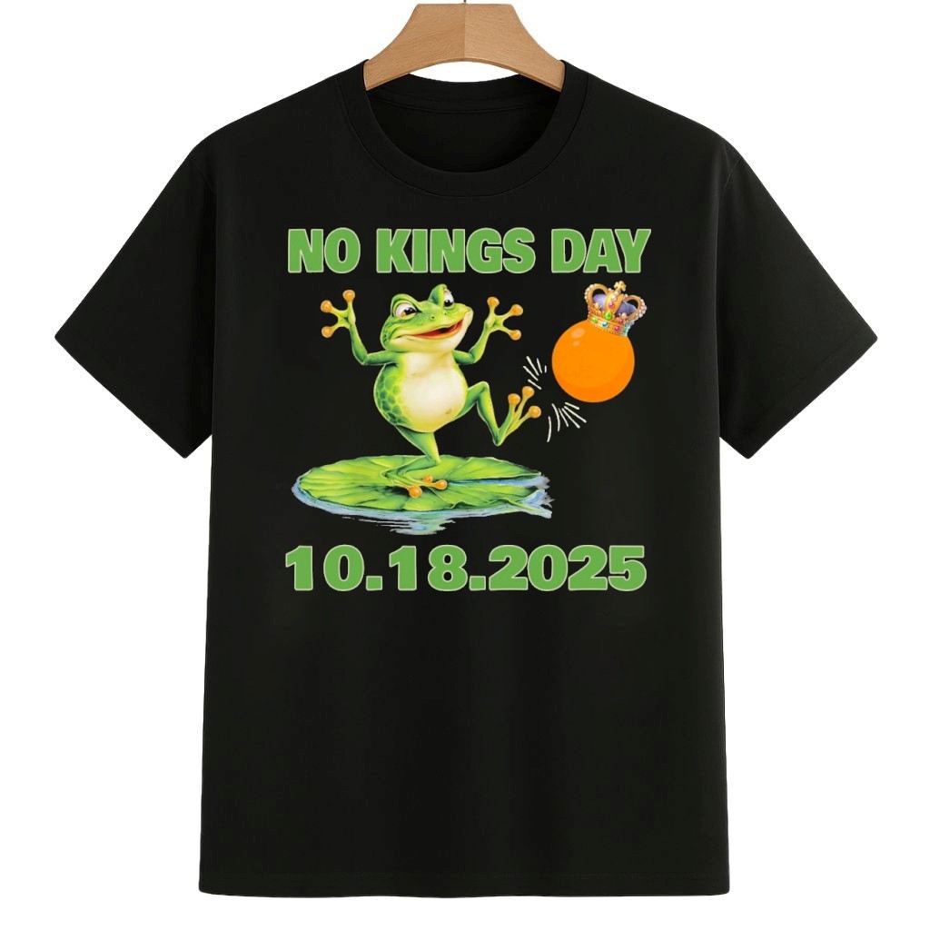 No Kings Portland Frog Protest 10.18.2025 Shirt Abolish ICE Protest Merch