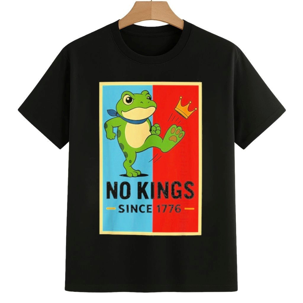 No Kings Portland Frog Protest Anti ICE Shirt No Kings 8647 Movement Merch