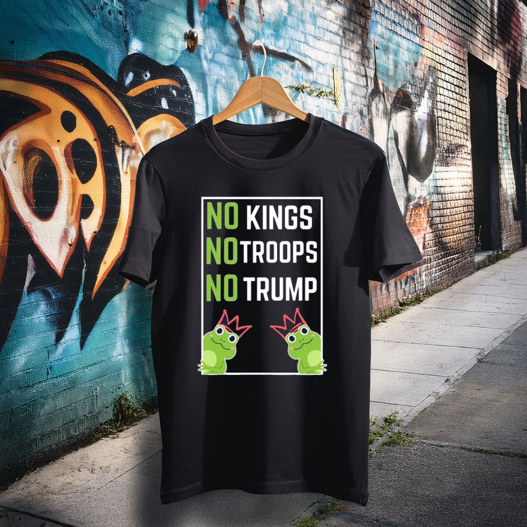 No Kings Portland Frog T-Shirt Anti Trump Resistance Merch No Kings Portland Frog T-Shirt Anti Trump Resistance Merch