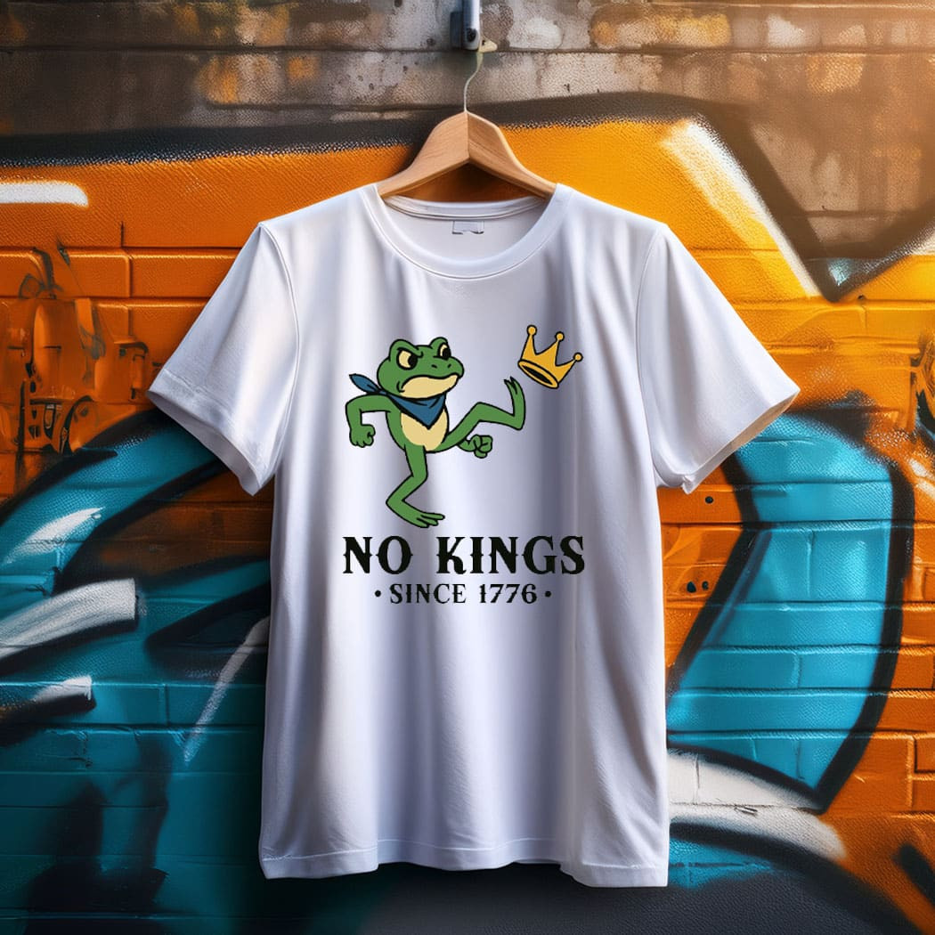 No Kings Since 1776 Frog Shirts Anti ICE Frog Merch No Kings Since 1776 Frog Shirts Anti ICE Frog Merch