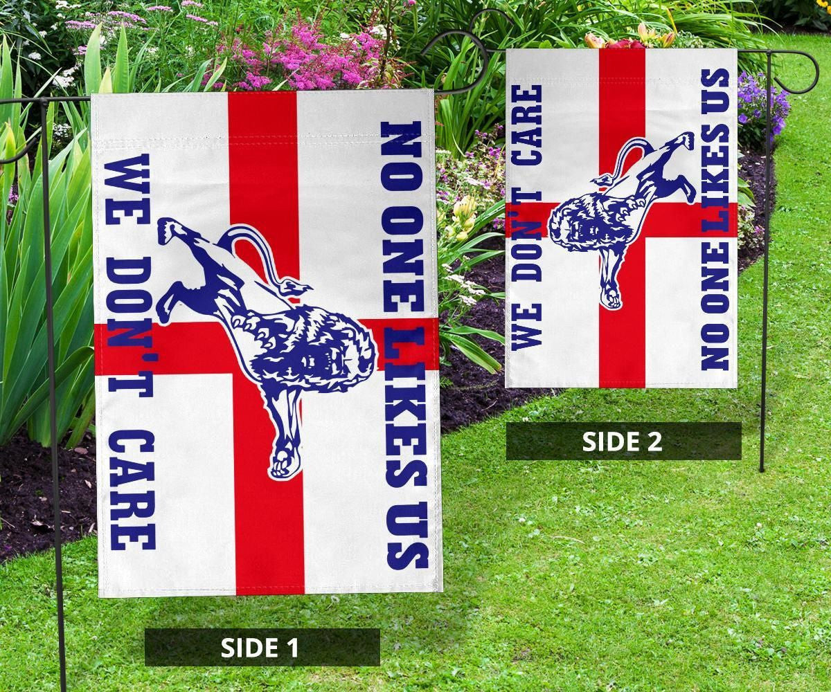 No One Like Us We Don't Care England Flag Millwall Football Club Fan Inside Outside Decorations No One Like Us We Don't Care England Flag Millwall Football Club Fan Inside Outside Decorations