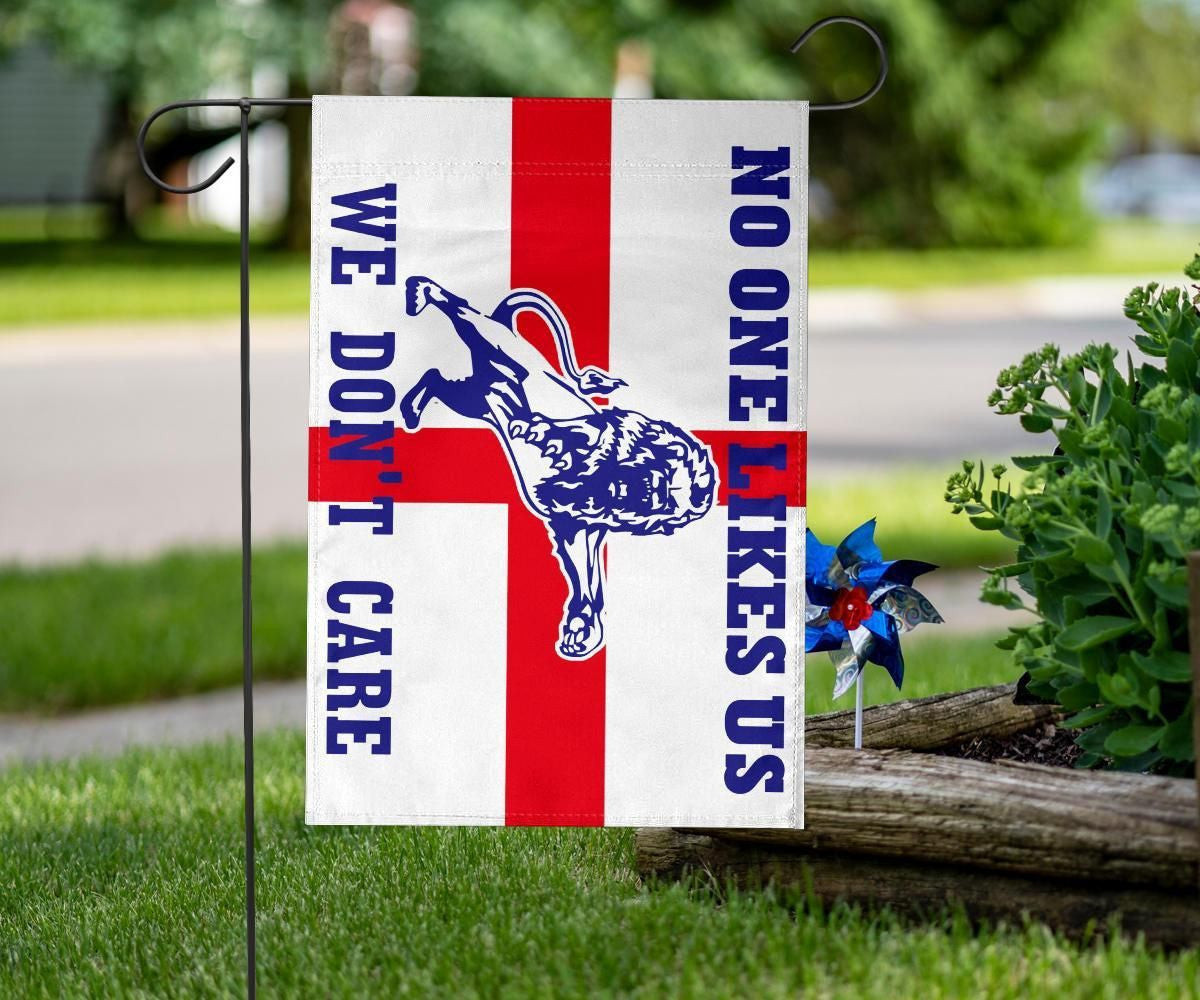 No One Like Us We Don't Care England Flag Millwall Football Club Fan Inside Outside Decorations No One Like Us We Don't Care England Flag Millwall Football Club Fan Inside Outside Decorations