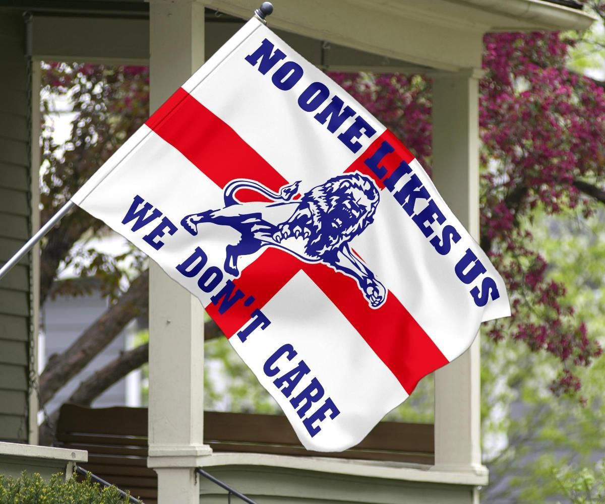 No One Like Us We Don't Care England Flag Millwall Football Club Fan Inside Outside Decorations No One Like Us We Don't Care England Flag Millwall Football Club Fan Inside Outside Decorations