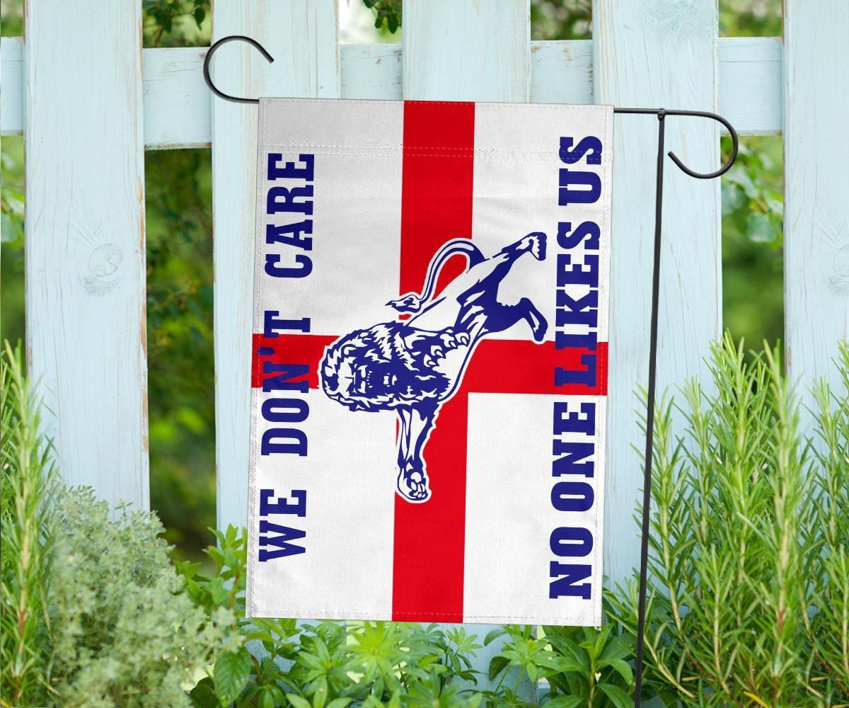 No One Like Us We Don't Care England Flag Millwall Football Club Fan Inside Outside Decorations No One Like Us We Don't Care England Flag Millwall Football Club Fan Inside Outside Decorations