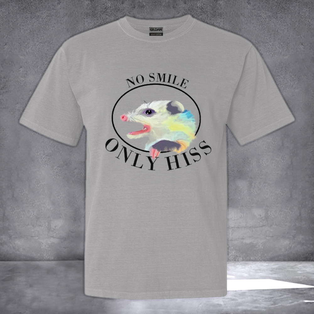 No Smile Only Hiss Shirt Funny Mouse Graphic T-Shirt Gifts For Friends No Smile Only Hiss Shirt Funny Mouse Graphic T-Shirt Gifts For Friends