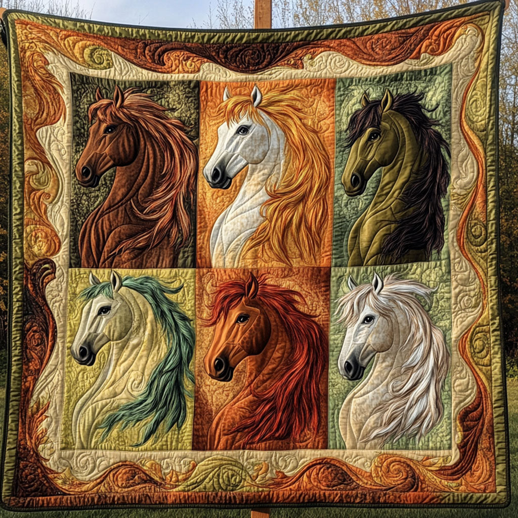 Noble Gallop Quilted Blanket Sofa Throw Blanket Good Gifts For Horse Lovers Noble Gallop Quilted Blanket Sofa Throw Blanket Good Gifts For Horse Lovers