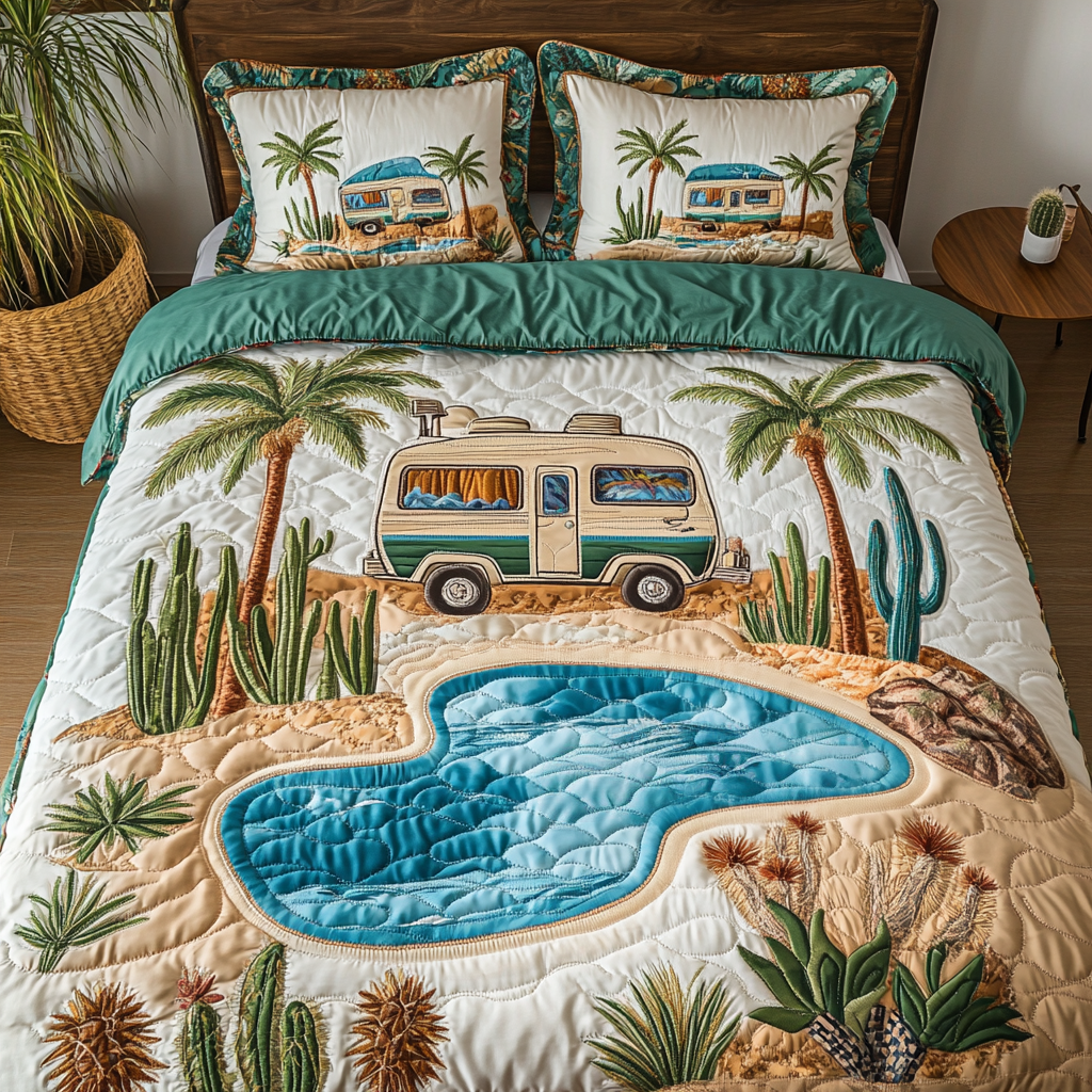 Nomad Nest Quilted Bedding Set Duvet Cover Bedspreads Camping Gifts For Him Her Nomad Nest Quilted Bedding Set Duvet Cover Bedspreads Camping Gifts For Him Her