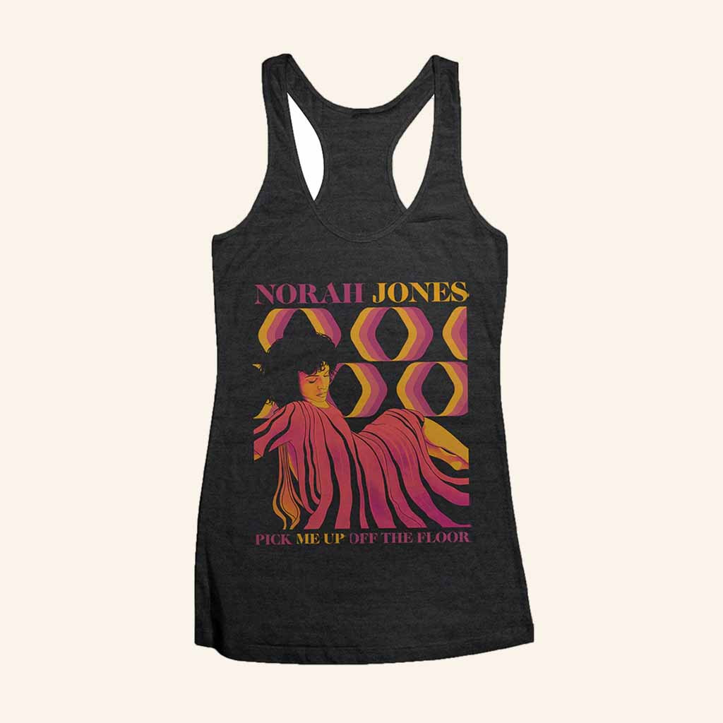 Norah Jones Merch Pick Me Up Off The Floor Tank Top Cool Gifts For Music Lovers