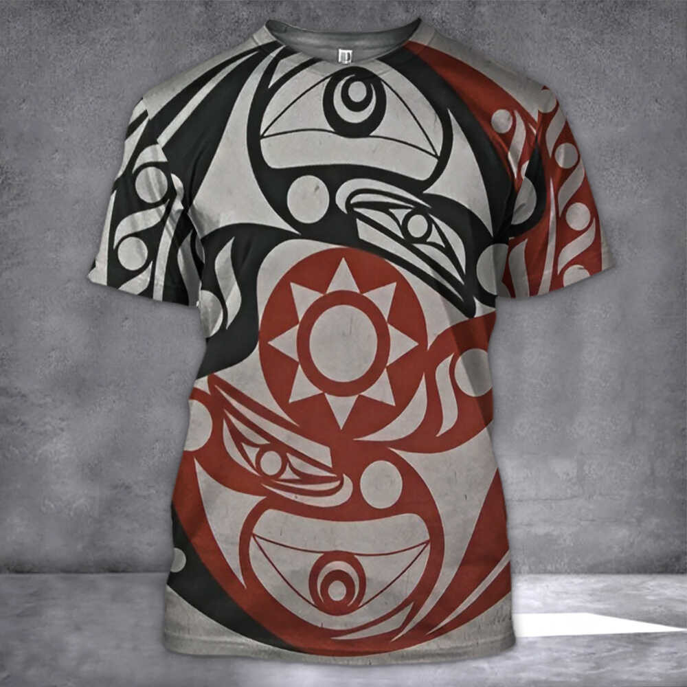 Northwest Coast Style Spirit Shirt Native American T-Shirt Gifts For Him Northwest Coast Style Spirit Shirt Native American T-Shirt Gifts For Him