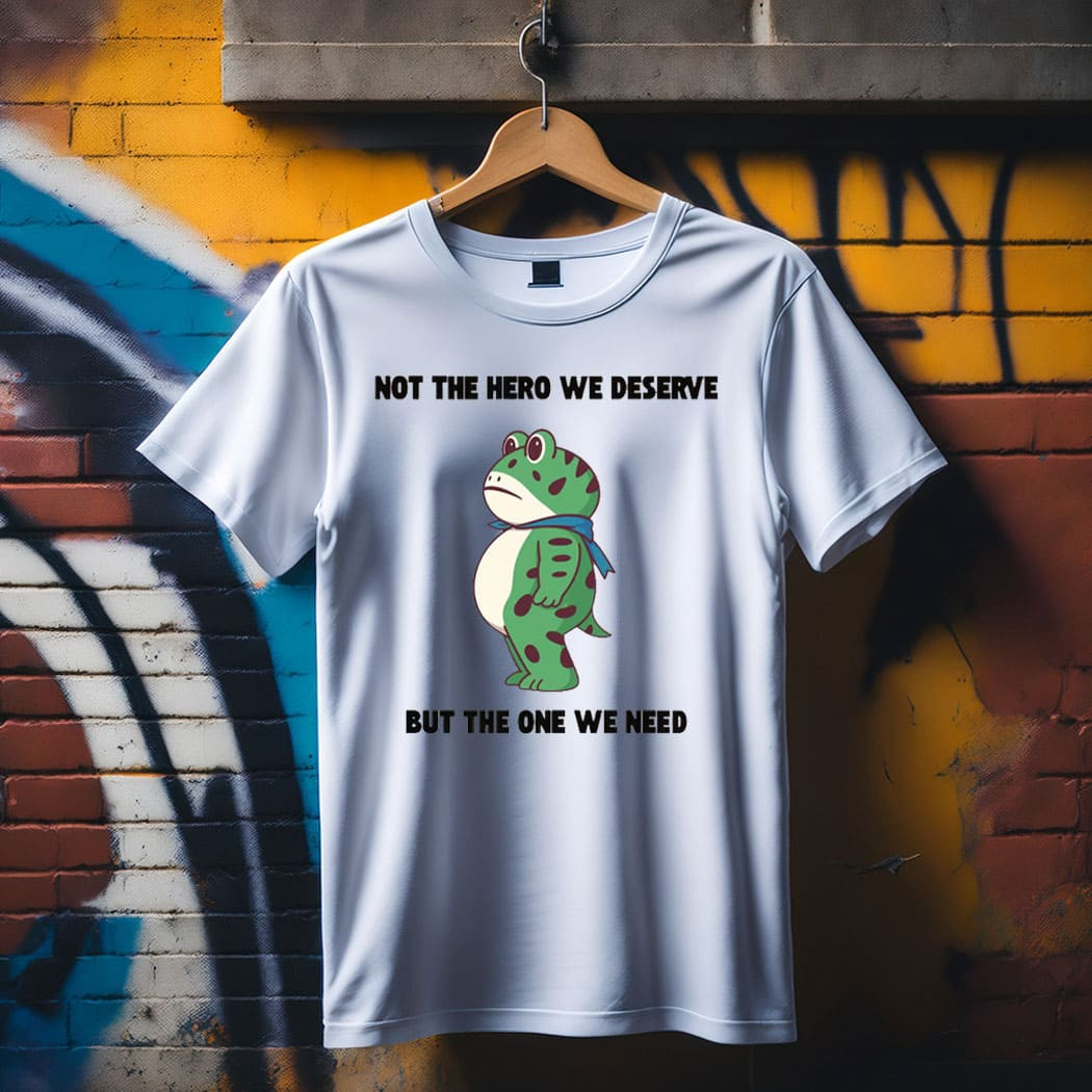 Not The Hero We Deserve Portland Frog Shirt Anti Fascism Frog Merch