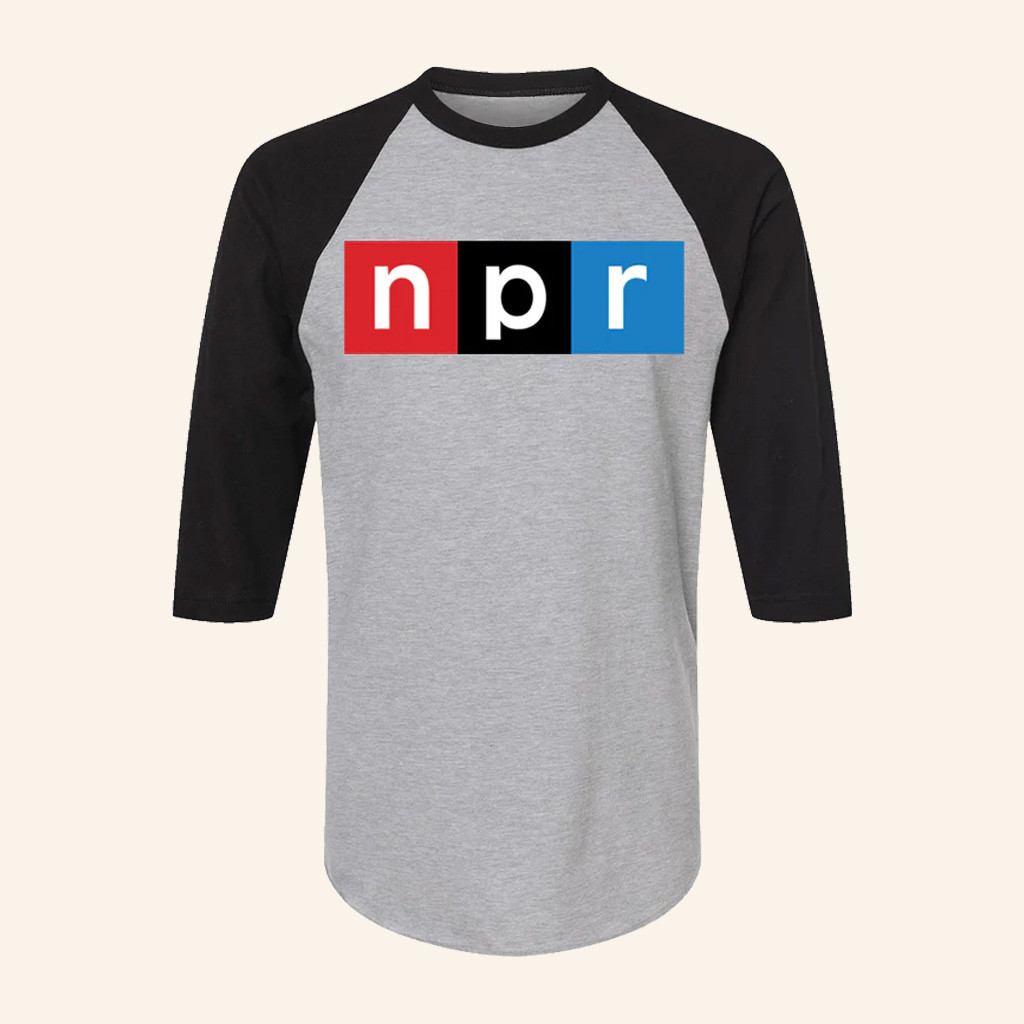 NPR Merch NPR Full Color Logo Raglan Shirt Christmas Gifts For Boyfriend NPR Merch NPR Full Color Logo Raglan Shirt Christmas Gifts For Boyfriend