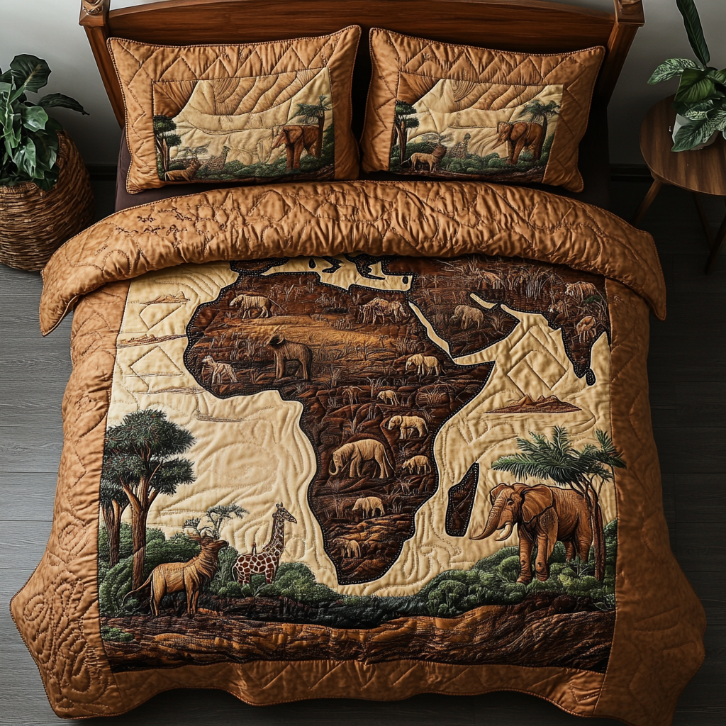 Oasis Night Quilted Bedding Set Duvet Cover Merch African American Heritage Month Gifts Oasis Night Quilted Bedding Set Duvet Cover Merch African American Heritage Month Gifts