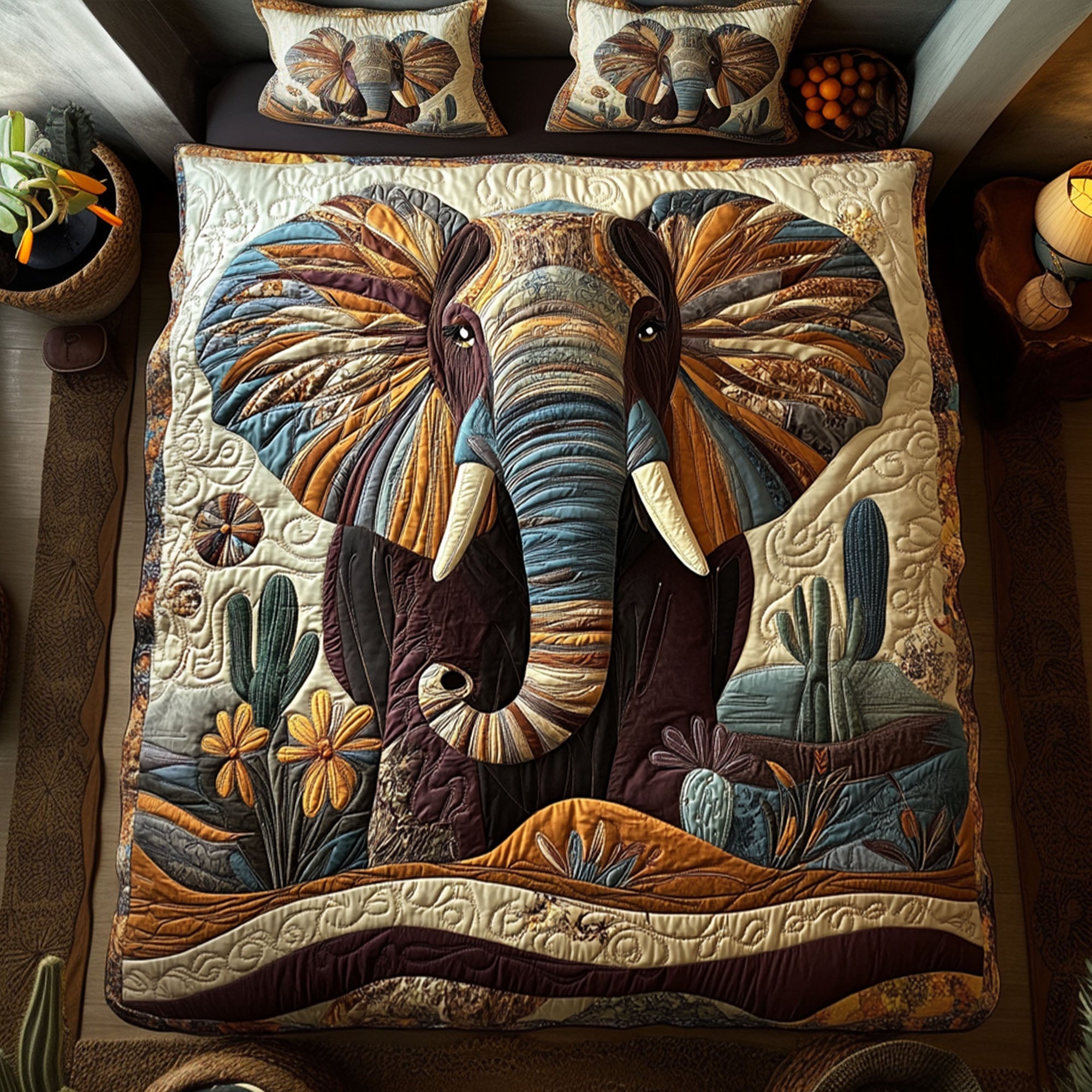 Oasis Walker Quilted Bedding Set Duvet Cover Merch Gifts For Cactus Lovers Oasis Walker Quilted Bedding Set Duvet Cover Merch Gifts For Cactus Lovers