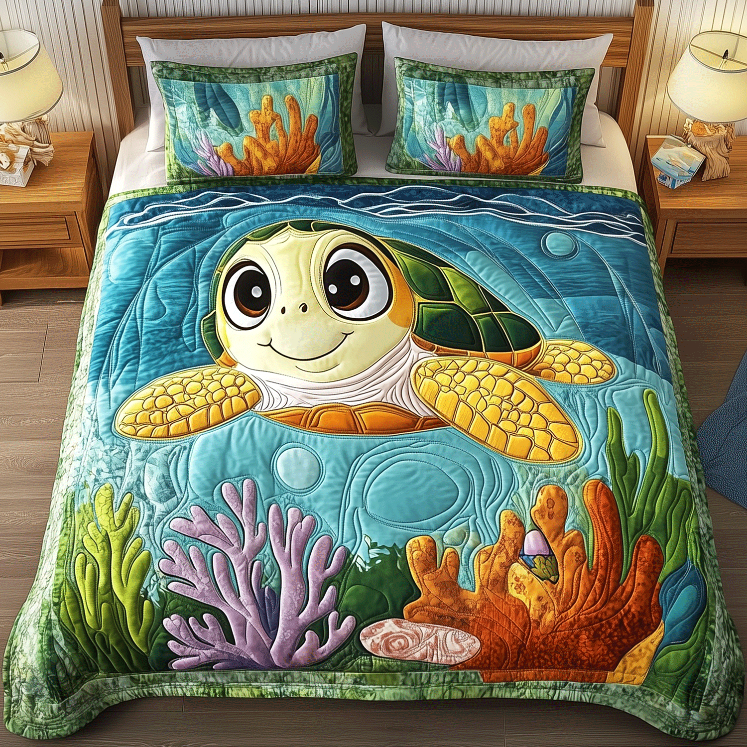 Ocean Friend Quilted Bedding Set Duvet Cover Bedspread Unique Gifts For Ocean Lovers Ocean Friend Quilted Bedding Set Duvet Cover Bedspread Unique Gifts For Ocean Lovers