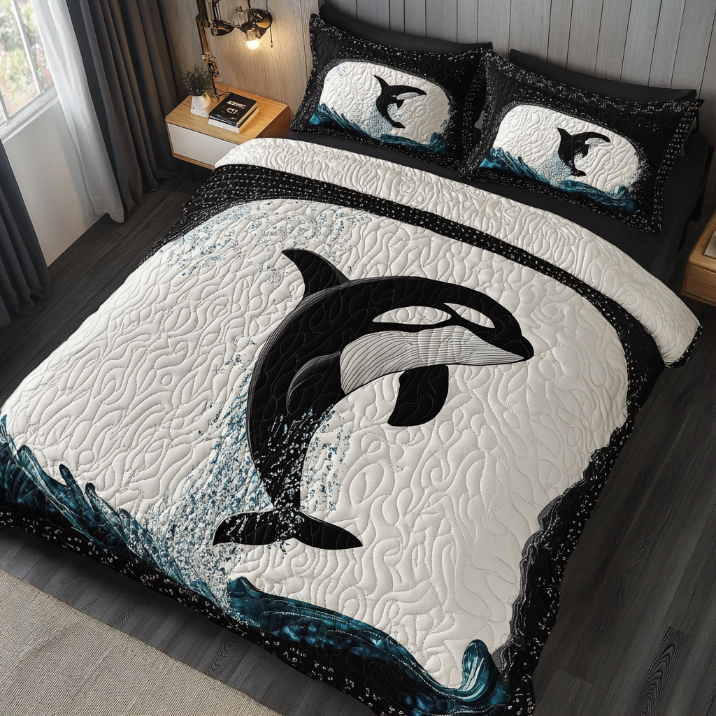 Ocean Majesty Quilted Bedding Set Duvet Cover Bedspread Ocean Gift For Whale Lover Ocean Majesty Quilted Bedding Set Duvet Cover Bedspread Ocean Gift For Whale Lover