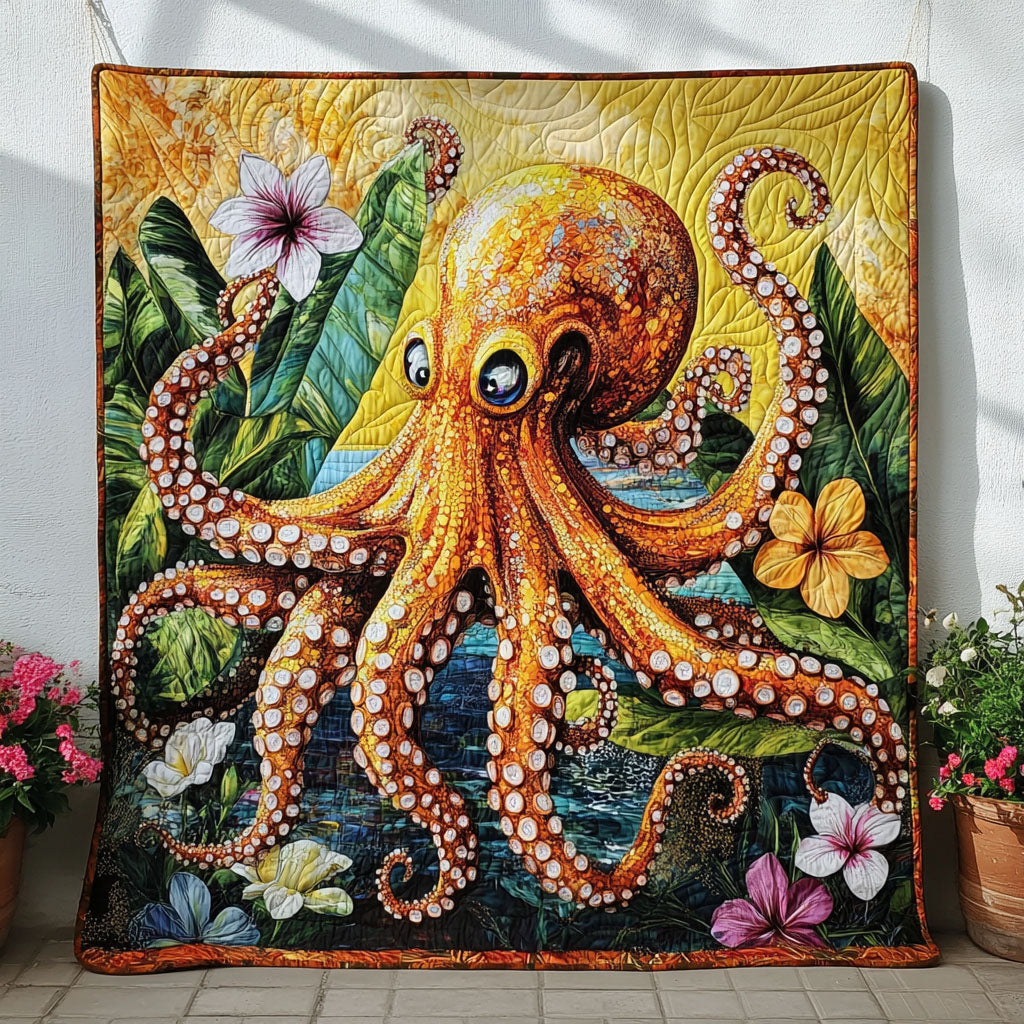 Ocean Spinner Quilted Blanket Sofa Throw Blanket Octopus Gifts For Him Her Ocean Spinner Quilted Blanket Sofa Throw Blanket Octopus Gifts For Him Her