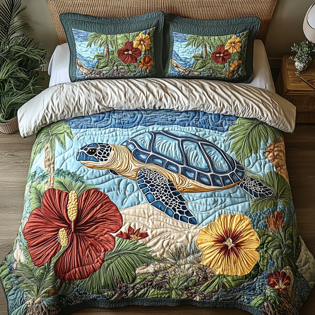 Ocean Spirit Quilted Bedding Set Duvet Cover Bed Sheet Set Christmas Gifts For People Who Loves Sea Turtle Ocean Spirit Quilted Bedding Set Duvet Cover Bed Sheet Set Christmas Gifts For People Who Loves Sea Turtle