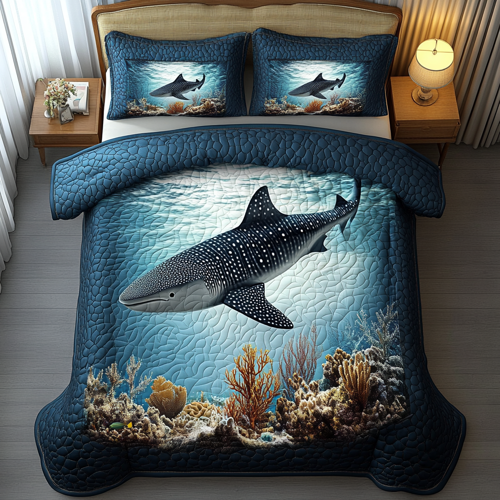 Ocean Wanderer Quilted Bedding Set Duvet Cover Bedspreads Whale Gifts For Him Her Ocean Wanderer Quilted Bedding Set Duvet Cover Bedspreads Whale Gifts For Him Her