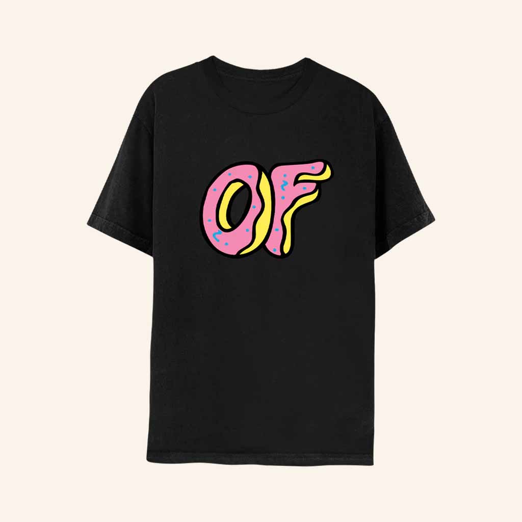 Odd Future Merch Donut Large Logo Black T-Shirt Best Christmas Presents For Adults Odd Future Merch Donut Large Logo Black T-Shirt Best Christmas Presents For Adults