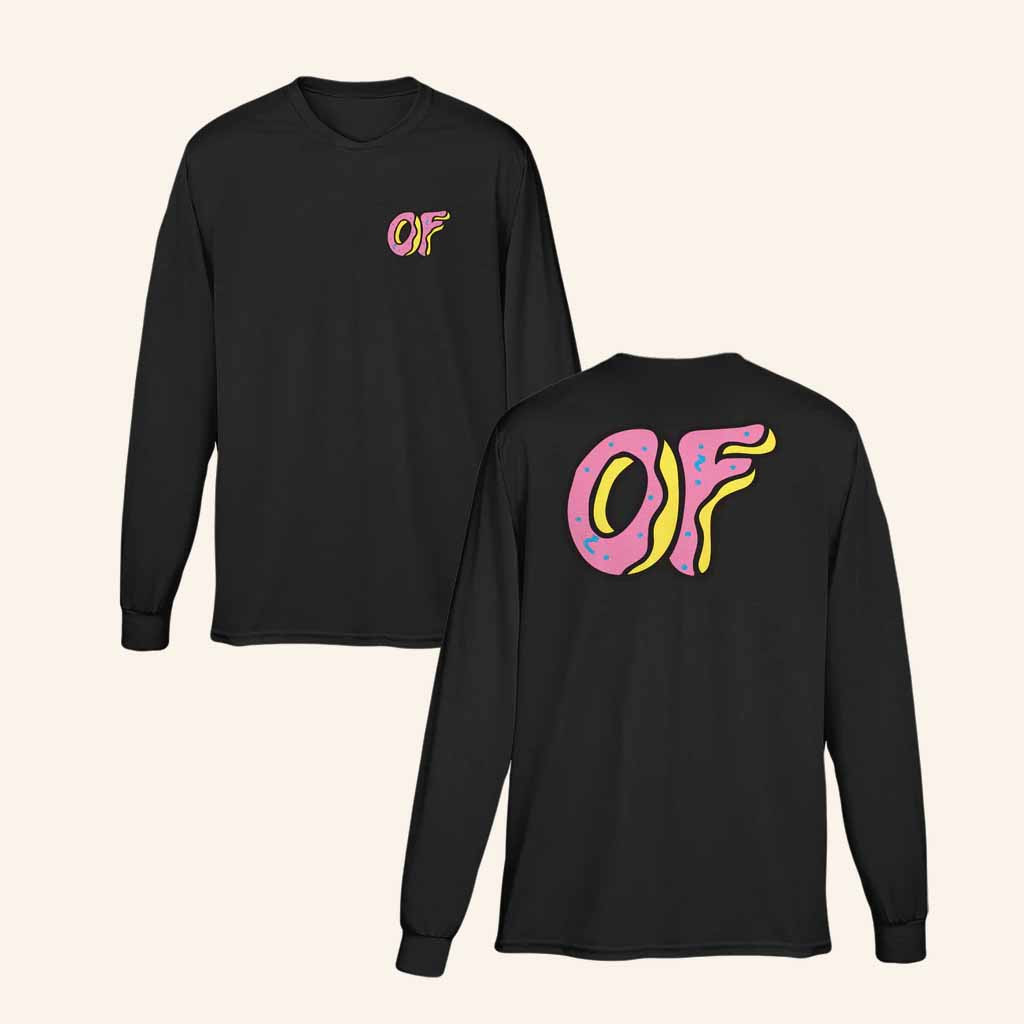 Odd Future Merch OF Donut Logo Long Sleeve Shirt Birthday Gift Ideas For Her Odd Future Merch OF Donut Logo Long Sleeve Shirt Birthday Gift Ideas For Her