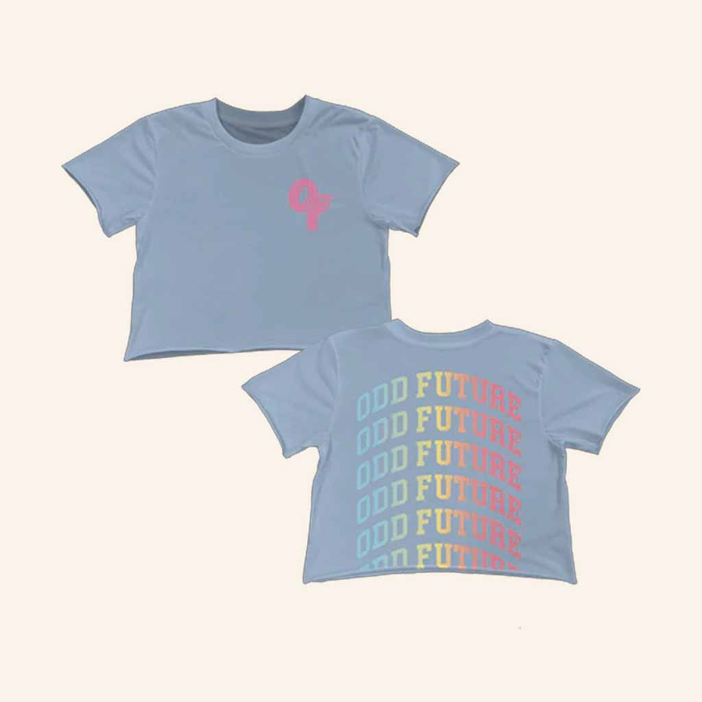 Odd Future Merch Repeat Rainbow Crop Top Christmas Present For Friend Odd Future Merch Repeat Rainbow Crop Top Christmas Present For Friend