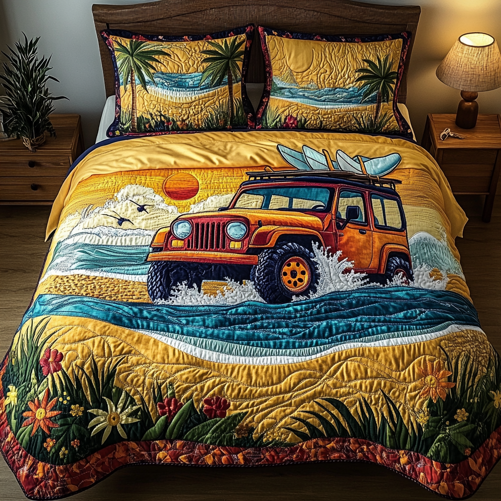 Off Trail Quilted Bedding Set Duvet Cover Bed Sheet Set Jeep Stuff For Him Off Trail Quilted Bedding Set Duvet Cover Bed Sheet Set Jeep Stuff For Him