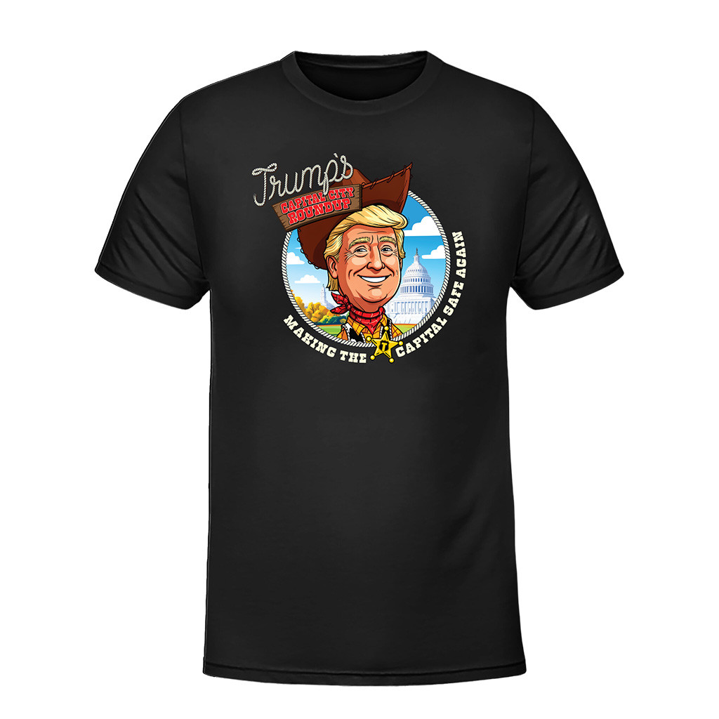 Officer Tatum Merch Trump Capital City Round Up T-Shirt Gift For Trump Supporters Officer Tatum Merch Trump Capital City Round Up T-Shirt Gift For Trump Supporters