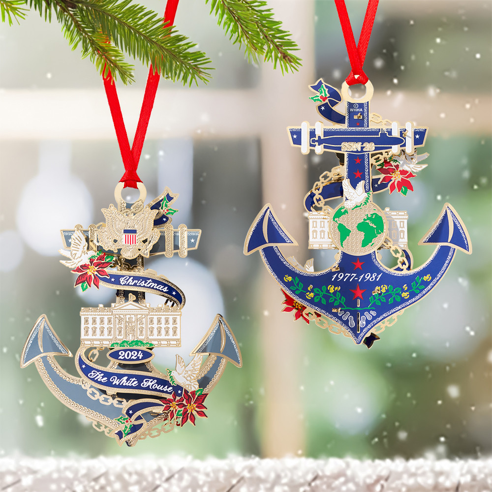Official 2024 White House Christmas Ornament White House Shop Decoration Patriotic Merch 2025 Official 2024 White House Christmas Ornament White House Shop Decoration Patriotic Merch 2025
