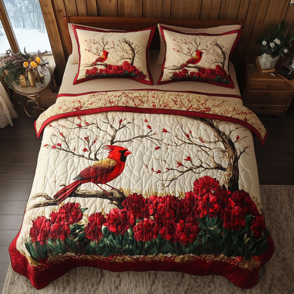 Ohio Red Blossom Quilted Bedding Set Duvet Cover Bedspread Cardinal Themed Gifts Ohio Red Blossom Quilted Bedding Set Duvet Cover Bedspread Cardinal Themed Gifts