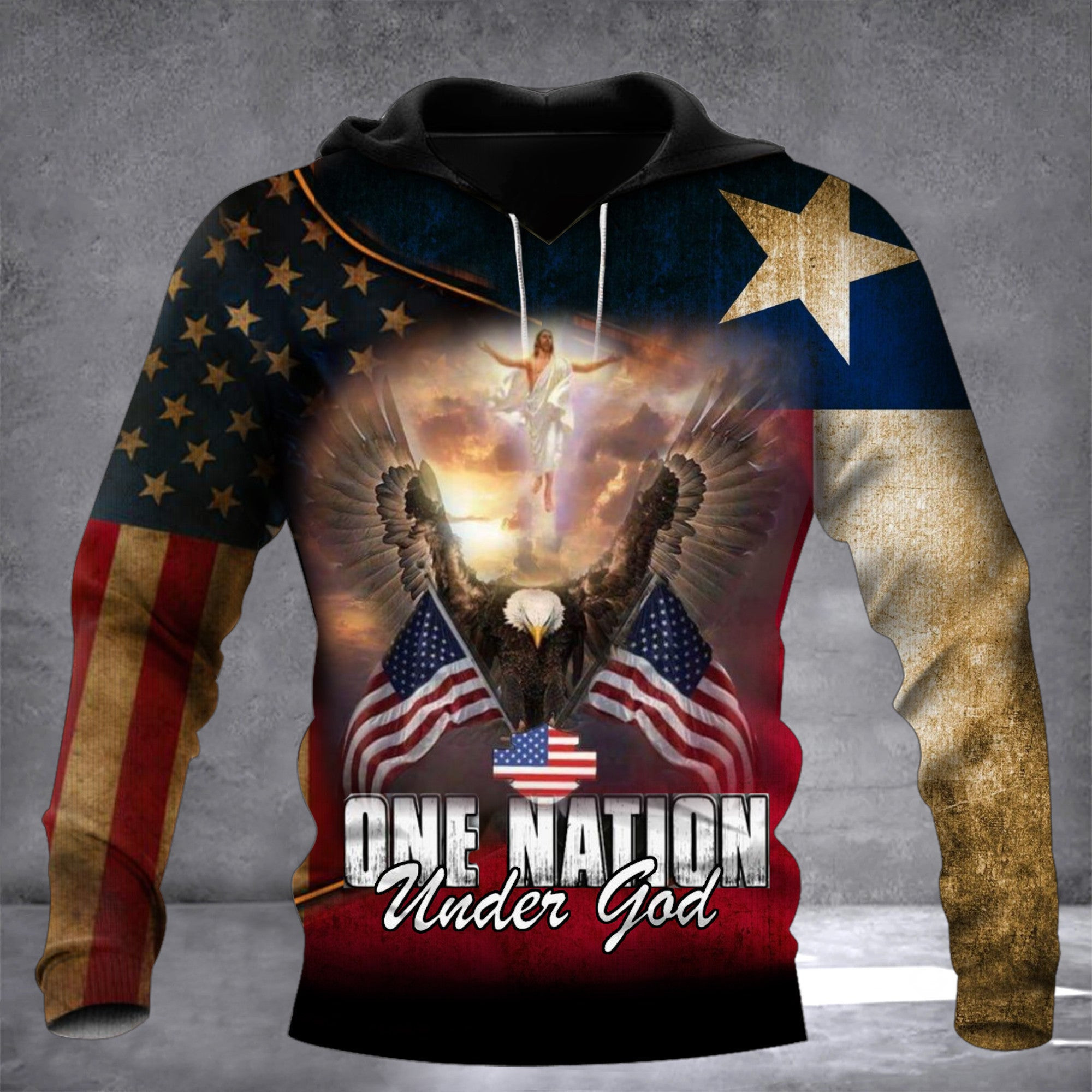 One Nation Under God Hoodie Texas One Nation Under God Hoodie Texas
