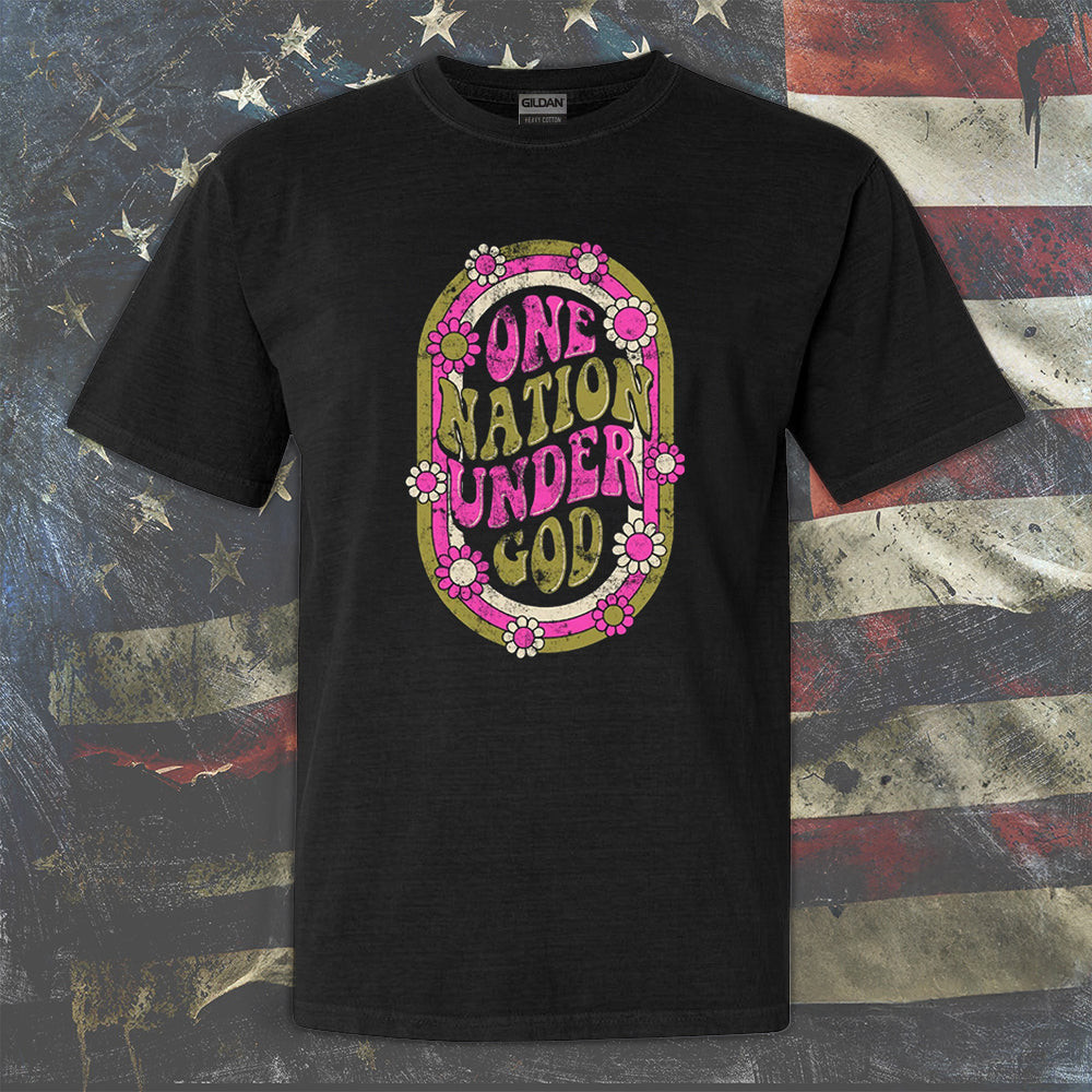 One Nation Under God Shirt Christian Tee Shirt Vintage Graphic Tees Patriotic Gift One Nation Under God Shirt Christian Tee Shirt Vintage Graphic Tees Patriotic Gift
