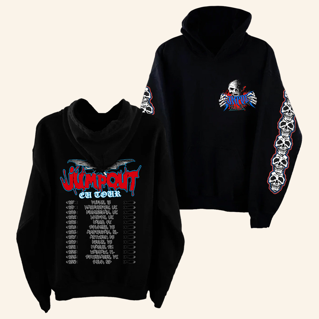 OsamaSon Merch Gravestone Emblem Jumpout EU Tour Hoodie Unique Gifts For Husband OsamaSon Merch Gravestone Emblem Jumpout EU Tour Hoodie Unique Gifts For Husband