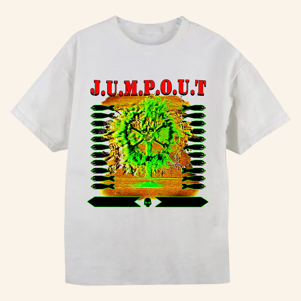 OsamaSon Merch Jump Out White T-Shirt Unique Gifts For Music Lovers OsamaSon Merch Jump Out White T-Shirt Unique Gifts For Music Lovers