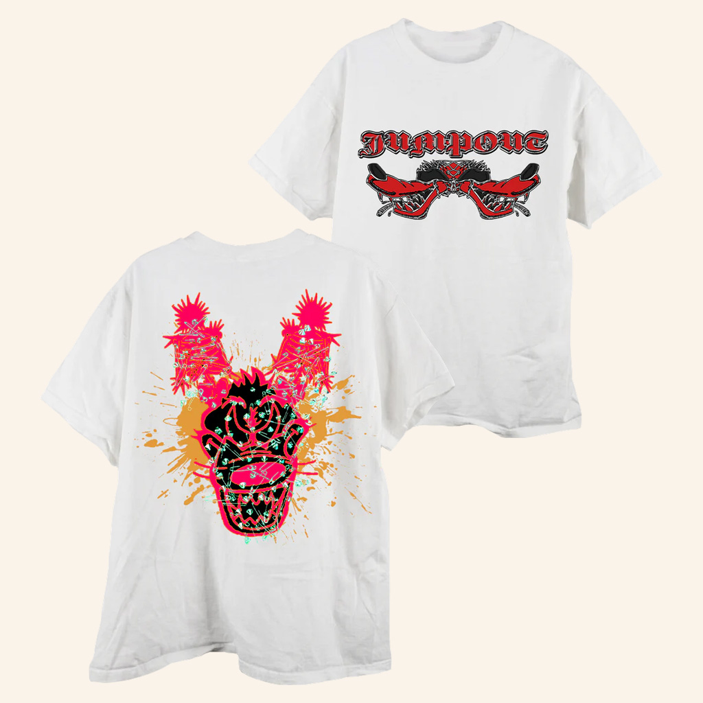 Osamason Merch Jumpout Dogs White T-Shirt Gift Ideas For Rap Lovers