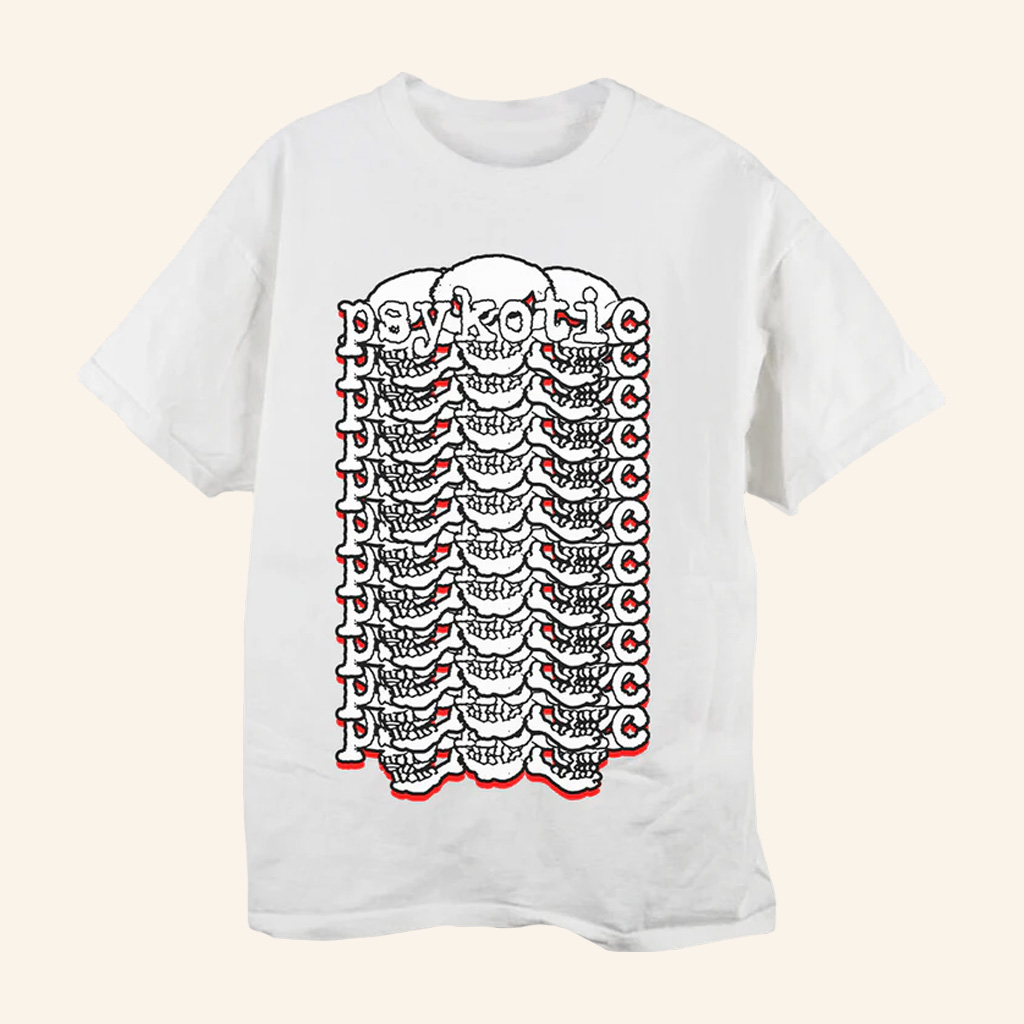 OsamaSon Merch Psykotic Logo White T-Shirt Music Lover Gift Ideas For Him OsamaSon Merch Psykotic Logo White T-Shirt Music Lover Gift Ideas For Him