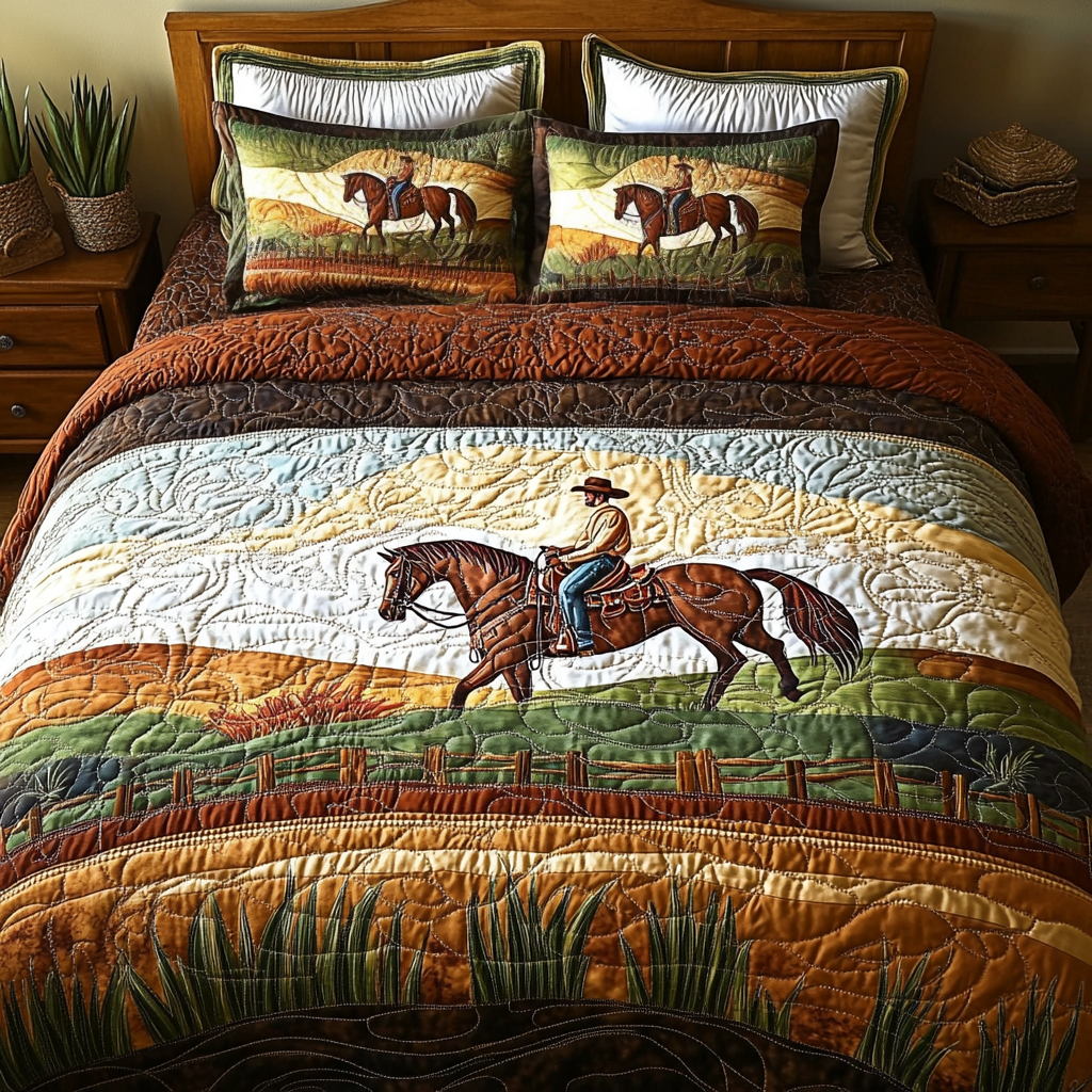 Outlaw Spirit Quilted Bedding Set Duvet Cover Bedspread Christmas Presents For Cowboys Outlaw Spirit Quilted Bedding Set Duvet Cover Bedspread Christmas Presents For Cowboys