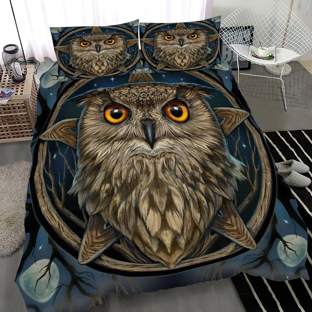 Owl Bedding Set Sheet Set Duvet Cover Owl Bedding Set For Adults Owl Bedding Set Sheet Set Duvet Cover Owl Bedding Set For Adults